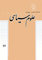 فصلنامه علمی - پژوهشی علوم سیاسی شماره 77 بهار 1396